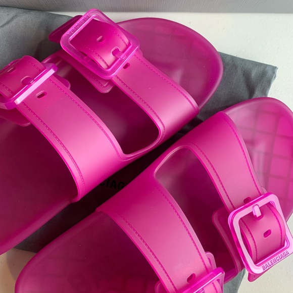 Balenciaga slides pink Sz 38 BNeW - Picture 5 of 7